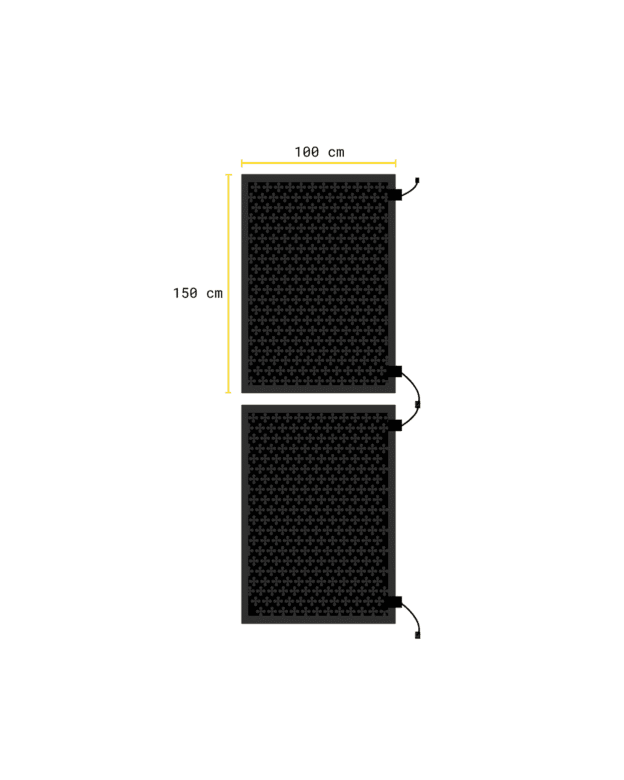 Safestep VARMEMATTE - 100 X 150 CM - Oppvarmet snøsmeltematte